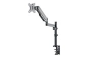 Skærmholder - IC INTRACOM Manhattan Monitor Desk Mount (clamp & grommet) 1 screen 3 pivots (full motion) 10-32" Vesa 75x75 to 100x100mm Gas Spring Max 8kg Black - 461580