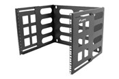 Rack skabe - Lanberg FB01-5408-10B Folding Bracket Wall-Mount 19" 8U 497x400/240 Black - FB01-5408-10B