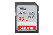 Hukommelseskort - SANDISK Ultra SD - 120MB/s - 32GB - SDSDUN4-032G-GN6IN