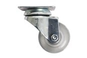 Værktøjskasser og lagersystemer - Home>it Møbelhjul 48 mm. Drejelig - Klar gummi - 11232