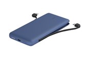 Powerbank - Belkin 10K PD Power Bank with Integrated Cables Powerbank - 10000 mAh - BPB006BTBLU