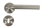 Beslag & hængsler - Home>it Dørgreb 19 mm. L-greb DESIGN - rustfri - 13322