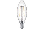 Lyskilder - Philips LED pære Classic Kerte 2W/827 (25W) Klar E14 - 929001238555