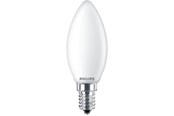 Lyskilder - Philips LED pære Classic Kerte 6,5/827 (60W) mat E14 - 929002028255