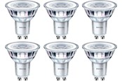 Lyskilder - Philips LED pære Classic Spot 4,6W/827 (50W) 36° 6-pak GU10 - 929001215233