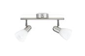 Lamper - Philips Burlap spotskinne, 2xE14, mat krom - 915005219401