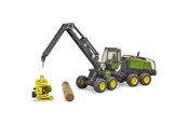 Legetøjsbil - Bruder John Deere Harvester 1270 G with trunk - 02135