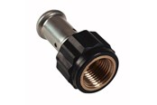 Alu-pex systemer - Henco pres kobling pvdf pres/indvendig gevind 40 mm x 114 - 18PK-4007-N