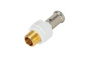 Alu-pex systemer - Henco pres kobling pvdf pres/udvendig gevind 26 mm x 34 - 17PKW-2605-N