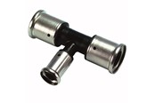Alu-pex systemer - Henco pres tee pvdf reduceret 40 x 26 x 40 mm - 10PK-402640