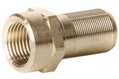 Pex-systemer - Henco muffe adapter til fordelerrør messing 20 mm x 1/2 - 18SKS-2004