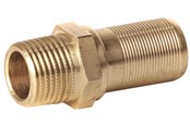 Pex-systemer - Henco nippel adapter til fordelerrør rødgods 20 mm x 3/4 - 17SKS-2005B