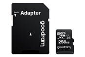 Hukommelseskort - GOODRAM microSD/SD M1AA - 100MB/s - 256GB - M1AA-2560R12