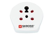 Kabler - diverse - SKross Country Travel Adapter India-Israel-Denmark to Europe - 1.500217-E