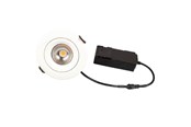 Lamper - Scan Products Sabina lp 230v dæmpbar flimmerfri 5,4w 3000k ra90 440lm ip44 mat hvid rund - 10304