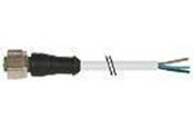 Instrumenter - Murrelektronik Føler-/sensorkabel m12 hun lige 4-polet a-kodet med kabel 4x0,34mm2 grå pvc ul,csa 10 meter - 7000-12221-2141000