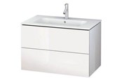 Badeværelsesmøbler - Duravit l-cube vaskeskab vægmonteret med 2 skuffer - LC624102222