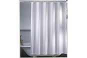 Badeværelsestilbehør - Van Der P Badeforhæng unicolor 180x200 cm hvid - 5707157697743