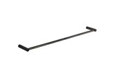 Badeværelsestilbehør - Pressalit Håndklædestang 60 x 8,5 cm, enkelt, sort krom - Q50500