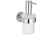Badeværelsestilbehør - Grohe Essentials sæbedispenser med holder, krom - 40448001