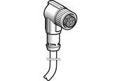 Kabler - diverse - TELEMECANIQUE SENSORS Følerkabel pur m12 4-pin hun vinklet 20 meter - XZCP1241L20