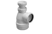 Reservedele & tilbehør til armaturer - Purus Pungvandlås 32 mm x 1 1/4" vinkel, hvid - 750411-010