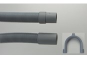 Reservedele & tilbehør til armaturer - Neoperl afløbsslange h-flex 2500 mm grå - 747495-025