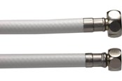 Reservedele & tilbehør til armaturer - Neoperl tilslutningsslange 1/2x3/8 500 mm pvc hvid - 37930205001