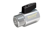 Fittings - Broen Ballofix med håndtag muffe/nippel rødgods krom 1/2" - 83154500-226002