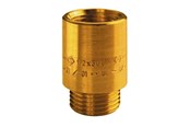Fittings - Unite haneforlænger 50 mm x 1/2" messing - 743171650