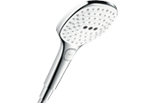 Brus og monteringstilbehør - Hansgrohe Raindance Select E 120 håndbruser, 3 stråletyper, hvid/krom - 26520400