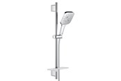 Brus og monteringstilbehør - Grohe Rainshower SmartActive 130 Cube brusesæt, 3 stråletyper, krom - 26583000