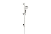 Brus og monteringstilbehør - Hansgrohe Crometta Vario brusesæt, 65 cm, hvid/krom - 26532400