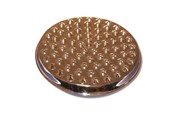 Brus og monteringstilbehør	 - Megatherm Brusehoved 1/2" Ø130 mm, krom - 736280004