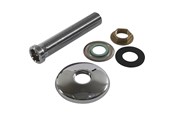 Brus og monteringstilbehør - Megatherm Tilgangsstykke 120 mm ll 3/4" x 1/2" med roset Ø70 - 728214004
