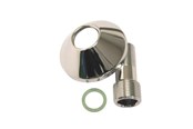 Brus og monteringstilbehør	 - Megatherm Connector 60 mm ll 3/4 x 1/2 with rosette ø70 - Chrome - 728210004