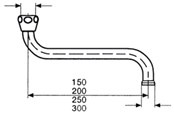 Reservedele & tilbehør til armaturer - Neoperl svingtud prio flex universal s 250 mm - 16725100005