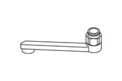 Reservedele & tilbehør til armaturer - Oras d-tud 150 mm krom 211215 - 211215