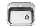 Vaske - Juvel Intra juvel køkkenvask bmk480b1 480 x 340 mm mat med strainer - BMK480B1-R02