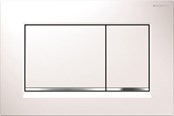 Installationssystemer - Geberit betjeningsplade sigma20 hvid/blankkrom/hvid - 115.883.KJ.1