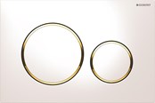 Installationssystemer - Geberit Betjeningsplade geberit sigma 20 hvid guld hvid - 115.882.KK.1