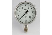 Måleinstrumenter - Erik Færgemann Kemi manometer 12 x ø100 0-16 bar nedadrettet studs med glycerin - 481204-504