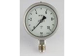 Måleinstrumenter - Erik Færgemann Kemi manometer 12 x ø100 0-10 bar nedadrettet studs med glycerin - 481204-484
