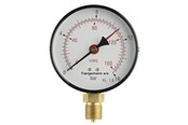 Måleinstrumenter - Erik Færgemann Manometer 1/2xø100 0-4 bar/0-40 mvs, nedadrettet studs - 481104044R