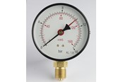 Måleinstrumenter - Erik Færgemann Manometer 1/2xø80 0-0,6 bar/0-6 mvs, nedadrettet studs - 481103-004R