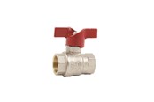 Fittings - Pettinaroli kuglehane m/T greb rød 52CE muffe/muffe 1/2" - 52CE-004