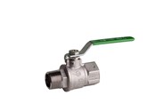 Fittings - Pettinaroli TEA kuglehane m/St greb grøn 51EU muffe/nippel 1" - 51EU/1-008