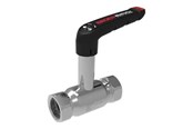 Fittings - Broen Ballofix® Full Flow kugleventil rustfri muffe/muffe 1 1/4" x 1 1/4" høj - 2032002001-0100