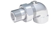 Radiatorer og ventiler - Broen Radiatorforskruning med afspærring vinkelløbende 1/2" - 3323200-100002