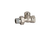 Radiatorer og ventiler - Pettinaroli Returløbsventil ligeløbende 1/2" - 651DIN-004